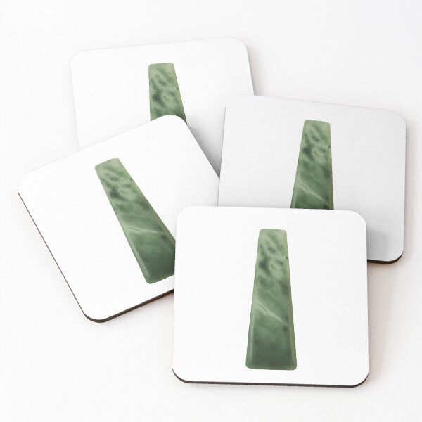 Item preview, Large Toki Pounamu (Greenstone) Design Painted Style designed and sold by TheNativeRose.