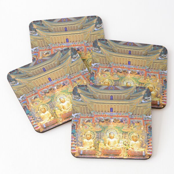 Item preview, Inside the Korean Temple | Buddha Photography designed and sold by Inner-Peace-Art.