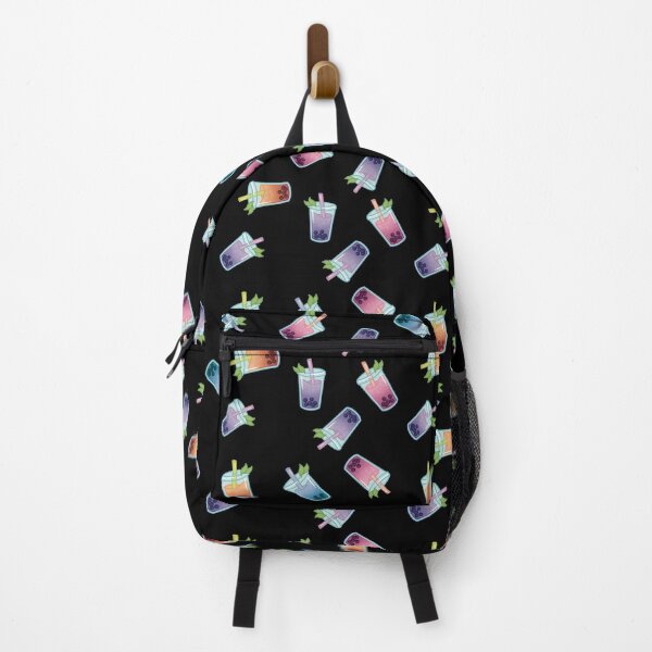 Item preview, Bubble Tea Colorful Seamless Pattern designed and sold by petinmypocket.