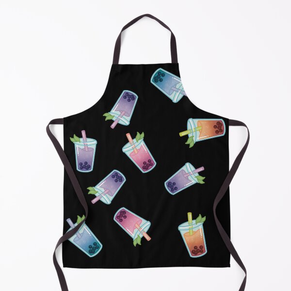 Item preview, Bubble Tea Colorful Seamless Pattern designed and sold by petinmypocket.