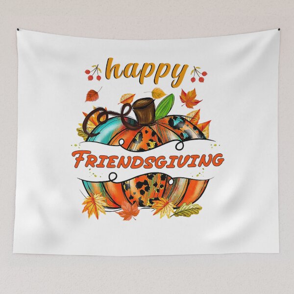 Item preview, Happy Friendsgiving Plaid Leopard Pumpkin - Thanksgiving designed and sold by Looks-great.