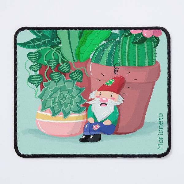 Item preview, The Gnome and the House Plants designed and sold by Mariana Ramírez.