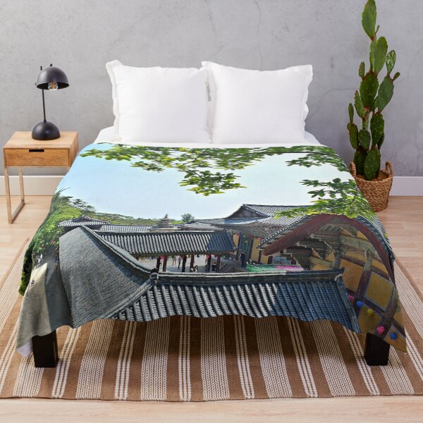 Item preview, Overlooking Bulguksa Temple | Korean Temple Photography designed and sold by Inner-Peace-Art.