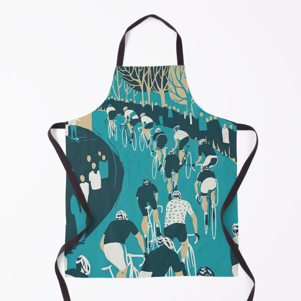 Item preview, Retro Cycling Race Blue designed and sold by SiouxLove.