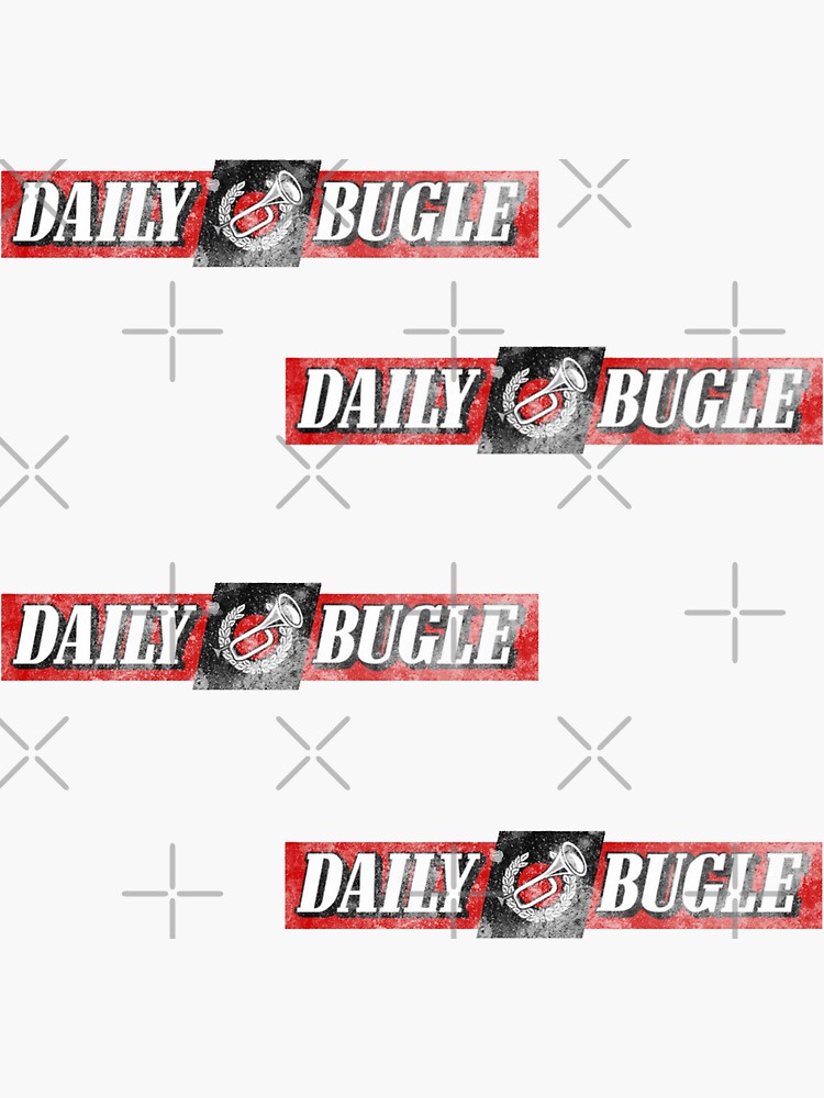 "Daily Bugle News VINTAGE LOGO RAIMI" Sticker for Sale by Kinzughi