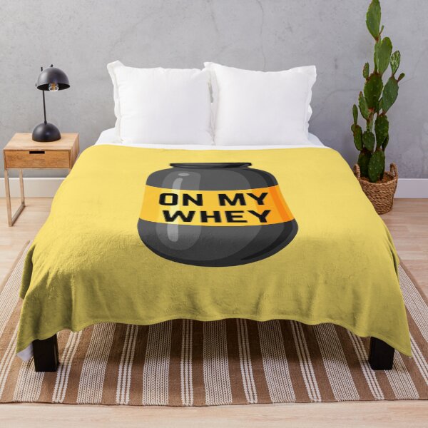Item preview, On My Whey Protein Powder Jar Gym Sarcasm designed and sold by EllConApparel.