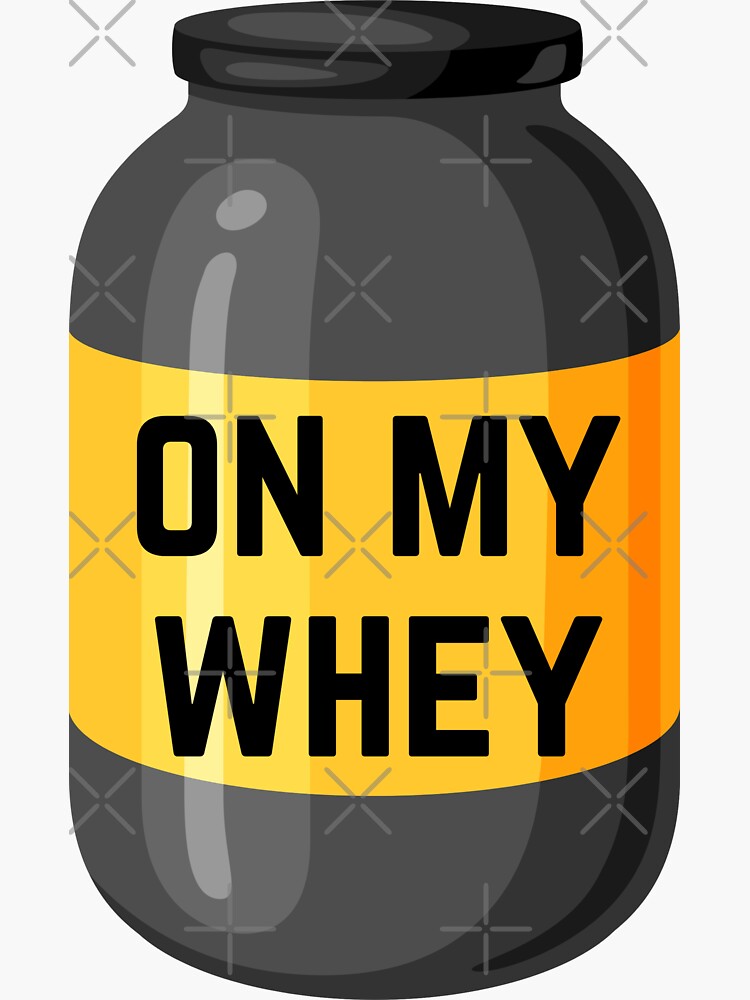 Funny Protein Joke For Fitness Junkies' Sticker
