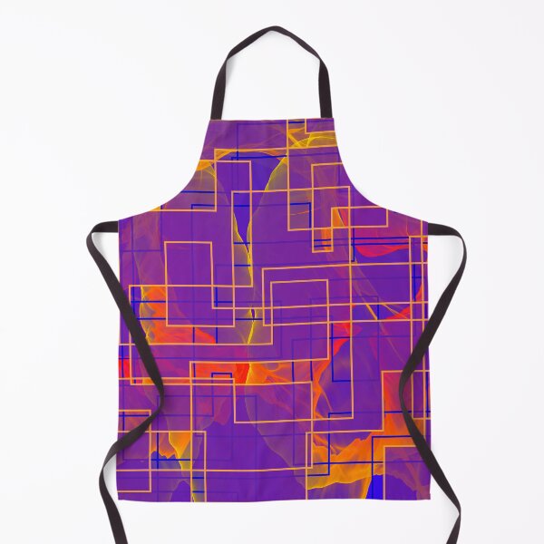 Item preview, Geometry and Flame Fantasy Orange Yellow Purple designed and sold by Shapes-Mania.