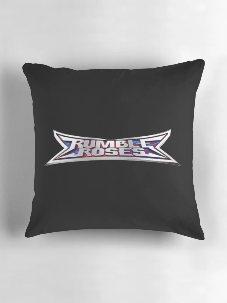 Aperçu 3 sur 4. Coussin avec l'œuvre Titre de Rumble Roses créée et vendue par OuterOutlet.