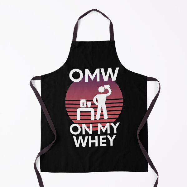 Item preview, OMW On My Whey Protein Gym Bulking Humor designed and sold by EllConApparel.