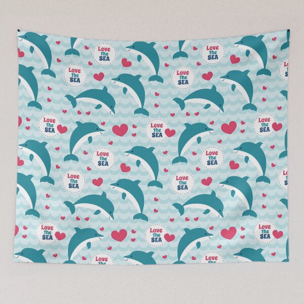 Item preview, Love The Sea Dolphin  designed and sold by ConcorStore.