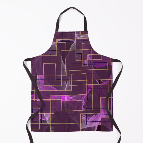 Item preview, Geometry and Flame Fantasy Purple Pink Gold designed and sold by Shapes-Mania.