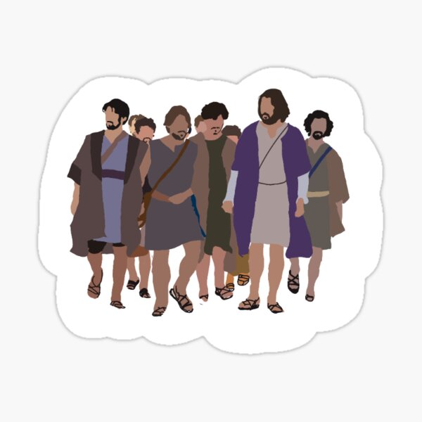 The Chosen Jesus and Disciples Sticker