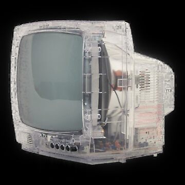 Clear plastic hot sale tv