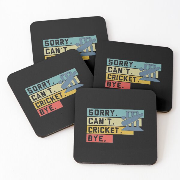 Item preview, Cricket Retro Sorry Cant Bye Sport  designed and sold by SiouxLove.