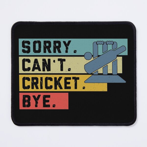 Item preview, Cricket Retro Sorry Cant Bye Sport designed and sold by SiouxLove.