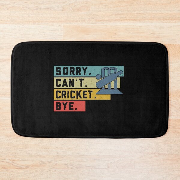 Item preview, Cricket Retro Sorry Cant Bye Sport  designed and sold by SiouxLove.