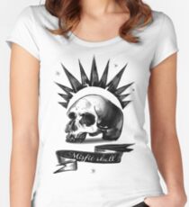 Misfit skull Women's Fitted Scoop T-Shirt