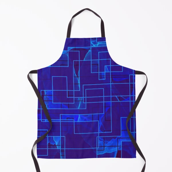 Item preview, Geometry and Flame Fantasy Blue designed and sold by Shapes-Mania.