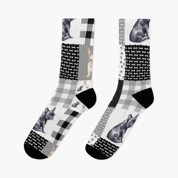 Item preview, French Bulldog grey black cute pattern designed and sold by aggiexnjoz.