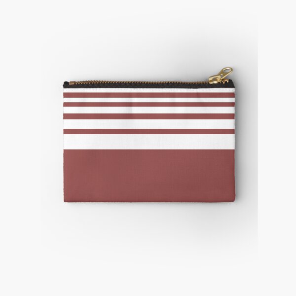 Item preview, COLOR OF THE YEAR 2015 MARSALA - GRADUATED STRIPES - MARSALA  PINK-BROWN AND WHITE STRIPES designed and sold by ozcushions.