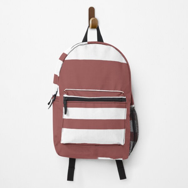 Item preview, COLOR OF THE YEAR 2015 MARSALA - GRADUATED STRIPES - MARSALA  PINK-BROWN AND WHITE STRIPES designed and sold by ozcushions.