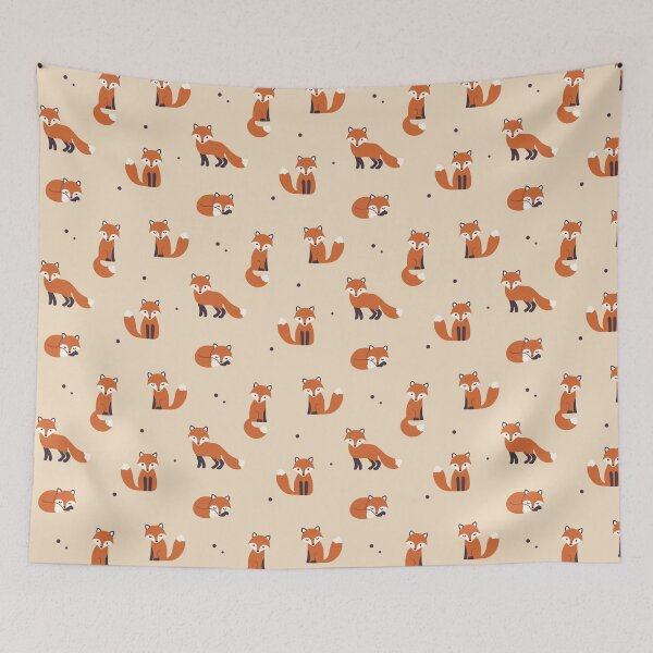 Item preview, FOX VECTOR PATTERN designed and sold by aggiexnjoz.