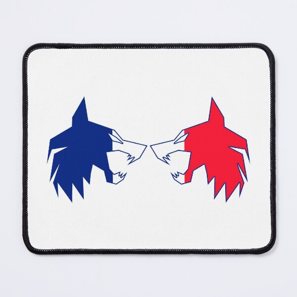 Item preview, twin wolf france flag designed and sold by the Zarock Shop.