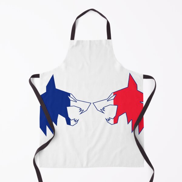 Item preview, twin wolf france flag designed and sold by the Zarock Shop.