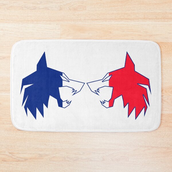 Item preview, twin wolf france flag designed and sold by the Zarock Shop.