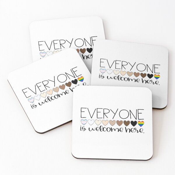 Item preview, All Are Welcome Here Gift - Everyone is welcome here flag gift designed and sold by YaliliArt.