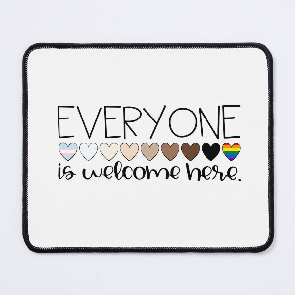 Item preview, All Are Welcome Here Gift - Everyone is welcome here flag gift designed and sold by YaliliArt.