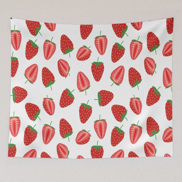 Item preview, fresh strawberries background designed and sold by aggiexnjoz.