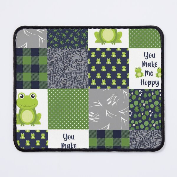 Item preview, Frog plaid pattern background designed and sold by aggiexnjoz.