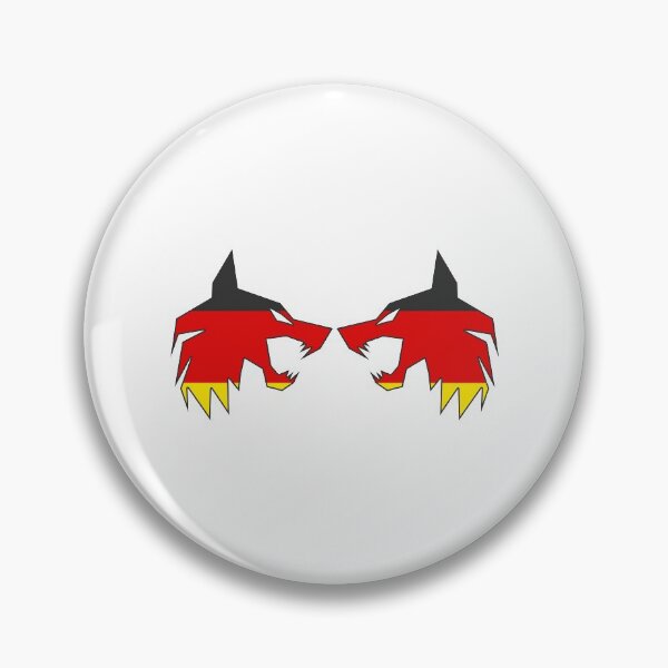 Item preview, twin wolf Germany flag designed and sold by the Zarock Shop.