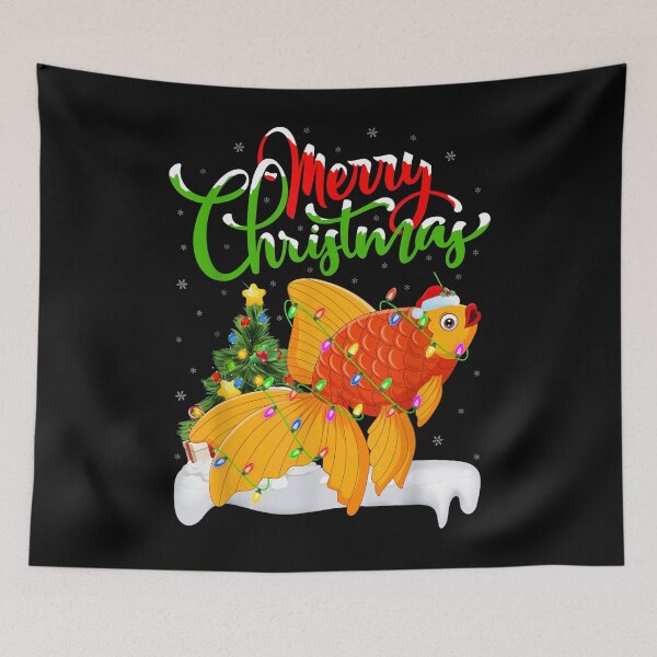 Item preview, Funny Goldfish Lover Xmas Lighting Goldfish Christmas designed and sold by KunNero.