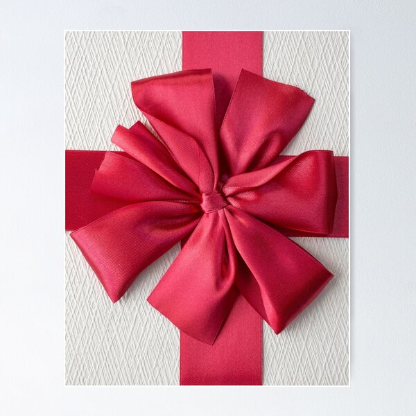 Item preview, Gift Box with Red Bow designed and sold by peanutroaster.