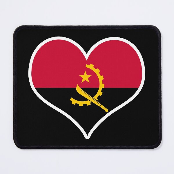 Item preview, Angola Flag Heart designed and sold by PKHalford.