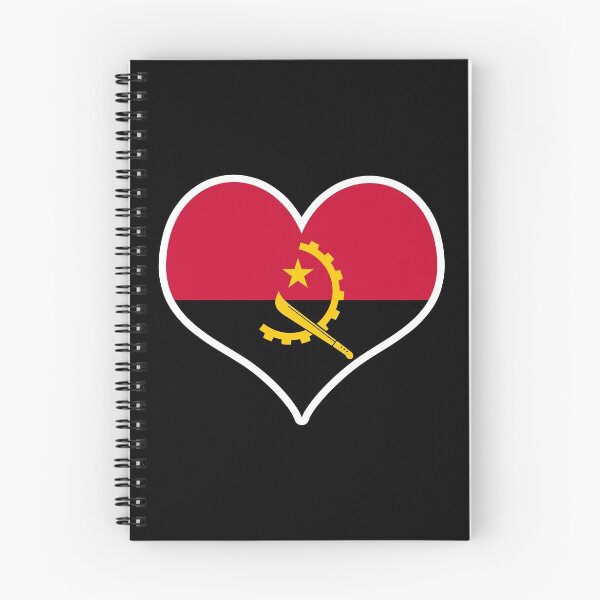 Item preview, Angola Flag Heart designed and sold by PKHalford.