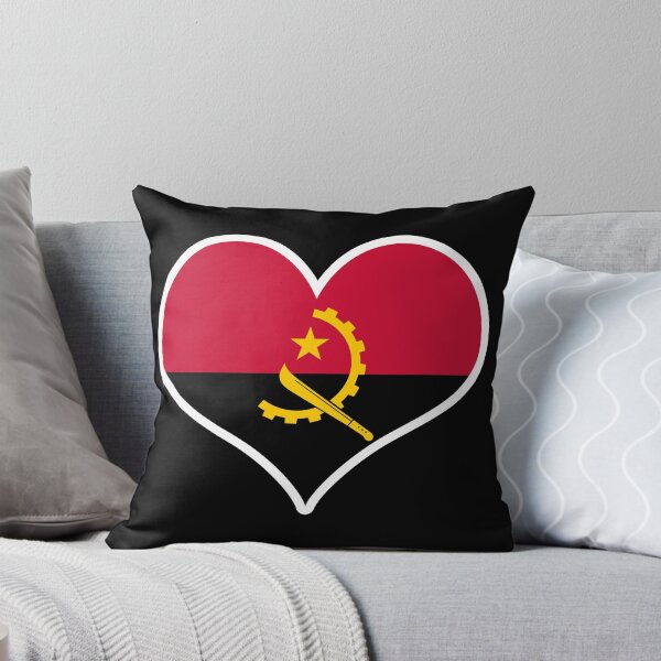 Item preview, Angola Flag Heart designed and sold by PKHalford.