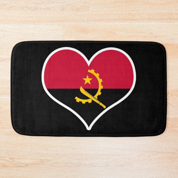 Item preview, Angola Flag Heart designed and sold by PKHalford.