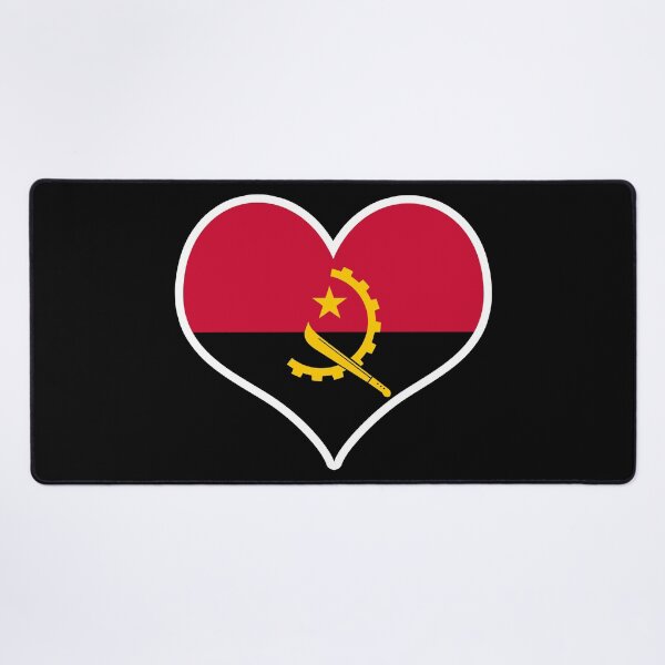 Item preview, Angola Flag Heart designed and sold by PKHalford.