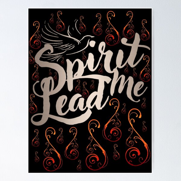 Item preview, Spirit, Lead Me. Christian art. designed and sold by ConArte.
