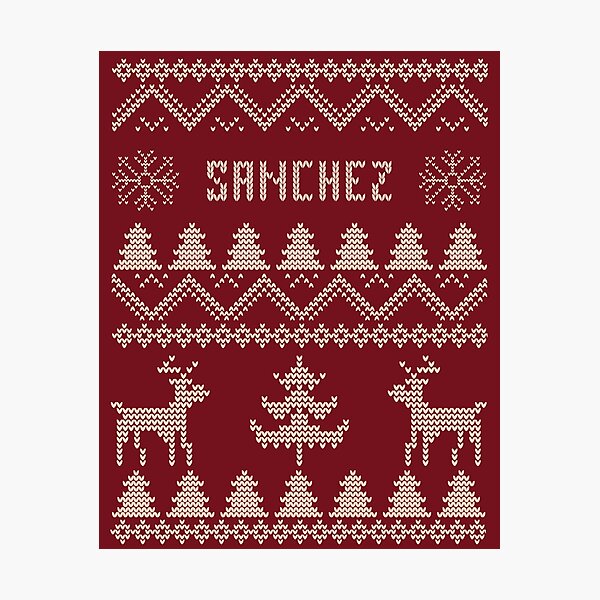 Item preview, Sanchez Family Christmas - Ugly Christmas Sweater Style designed and sold by sableandshadow.