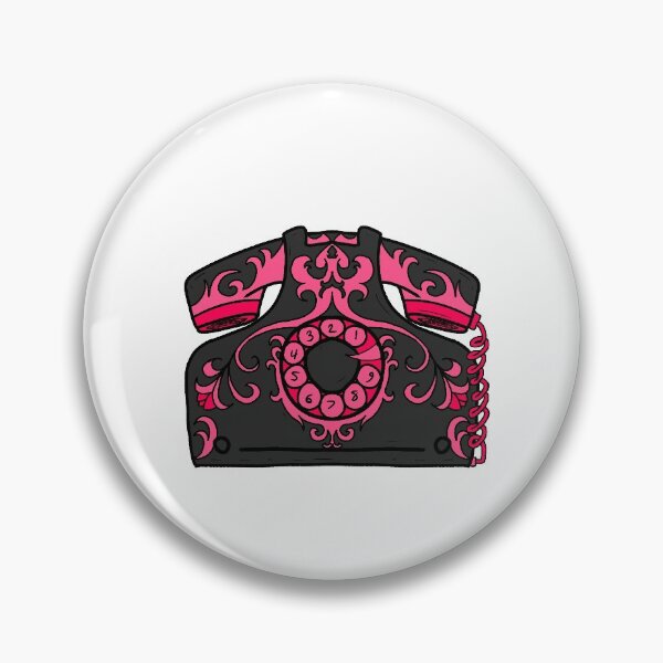 Item preview, Retro Rotary Phone Whaleface (pinkstar palette) designed and sold by Mud-36.