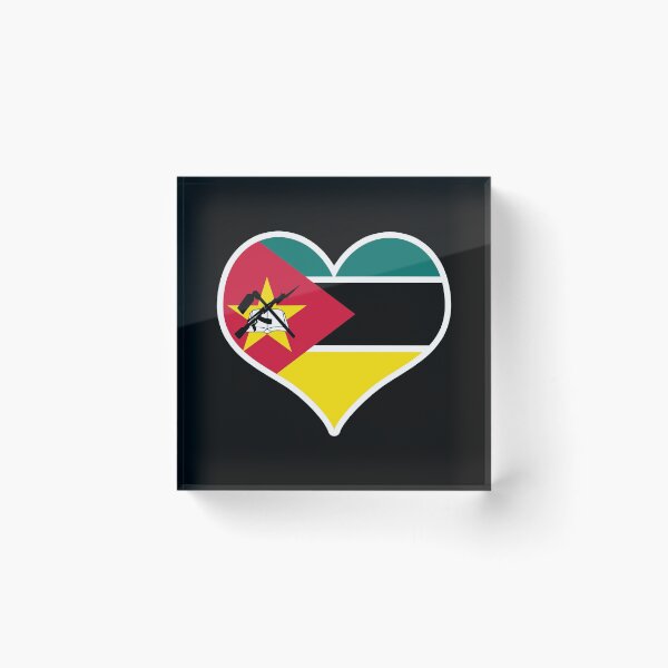 Item preview, Mozambique Flag Heart designed and sold by PKHalford.