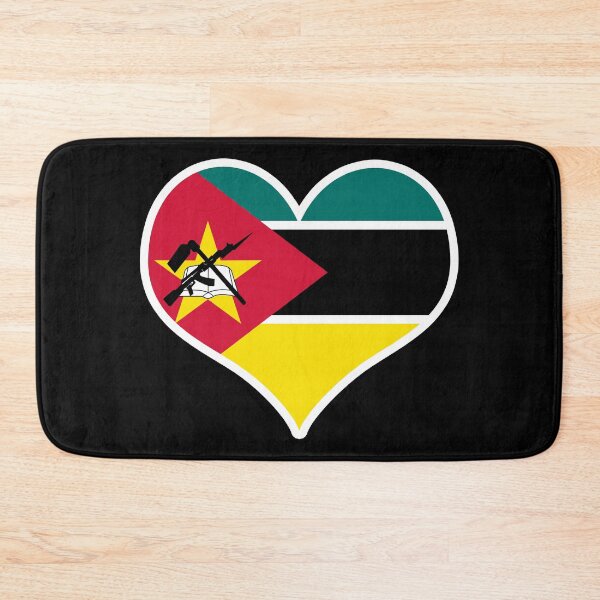Item preview, Mozambique Flag Heart designed and sold by PKHalford.