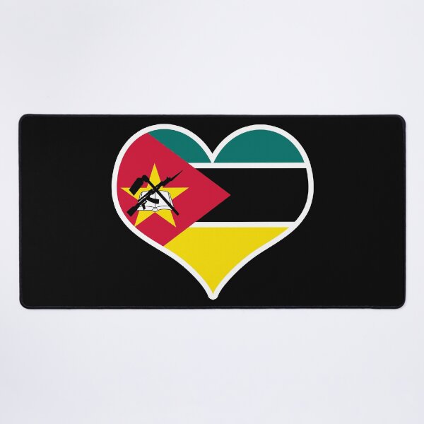 Item preview, Mozambique Flag Heart designed and sold by PKHalford.