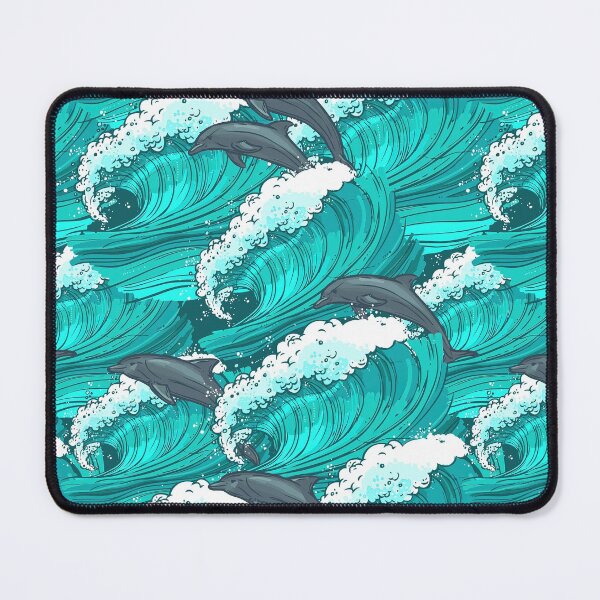 Item preview, Dolphins Flowing Water Sketch  designed and sold by HauckClothing.