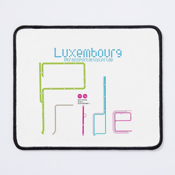 Item preview, Luxembourg Transportation Pride designed and sold by transitteen.
